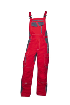 Obrázek ARDON®VISION Pracovní kalhoty s laclem červené