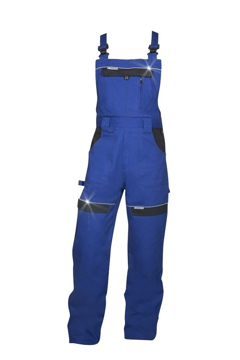 Obrázek COOL TREND Pracovní kalhoty s laclem modrá / černá