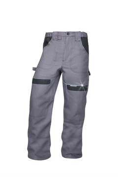 Obrázek COOL TREND Pracovní kalhoty do pasu šedá / černá