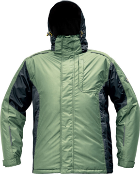 Obrázek Červa DAYBORO Pracovní bunda zimní mechově zelená / černá