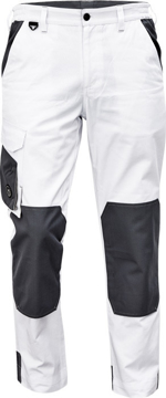 Obrázek Červa CREMORNE Pracovní kalhoty do pasu bílá / šedá