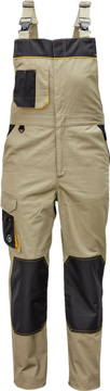 Obrázek Červa CREMORNE Pracovní kalhoty s laclem olivová / černá