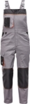 Obrázek z Cerva CREMORNE Pracovní kalhoty s laclem šedá / černá 