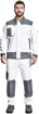 Obrázek z Cerva CREMORNE Pracovní bunda bílá / šedá 