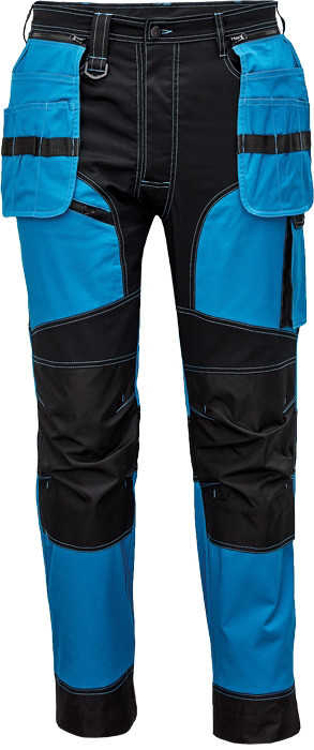 Obrázek z Cerva KEILOR Pracovní kalhoty do pasu modré 