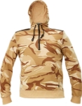 Obrázek z CRV CRAMBE Pánská mikina s kapucí béžová kamufláž 