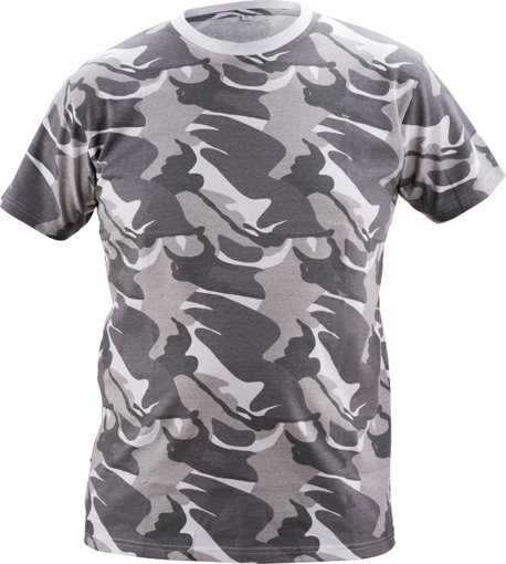 Obrázek z CRV CRAMBE Pánské tričko šedá kamufláž 