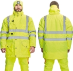 Obrázek z Cerva FORMBY HV Reflexní zimní bunda žlutá 