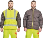 Obrázek z Cerva FORMBY HV Reflexní zimní bunda žlutá 
