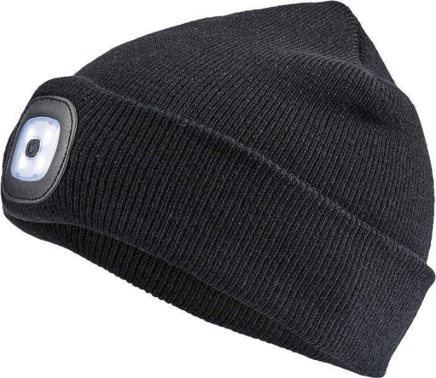 Obrázek z Cerva DEEL LED čepice s lampou černá 