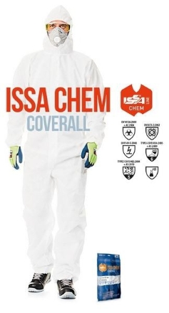 Obrázek ISSA CHEM OVERAL 08290 Ochranná kombinéza s kapucí