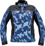 Obrázek z Cerva NEURUM CAMOUFLAGE Pracovní bunda s kapucí navy 