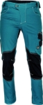 Obrázek z Cerva NEURUM CLASSIC Pracovní kalhoty do pasu petrolejová 