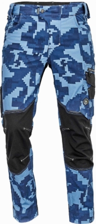 Obrázek Cerva NEURUM CAMOUFLAGE Pracovní kalhoty do pasu navy