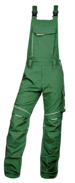 Obrázek ARDON URBAN Pracovní kalhoty s laclem zelené zkrácené