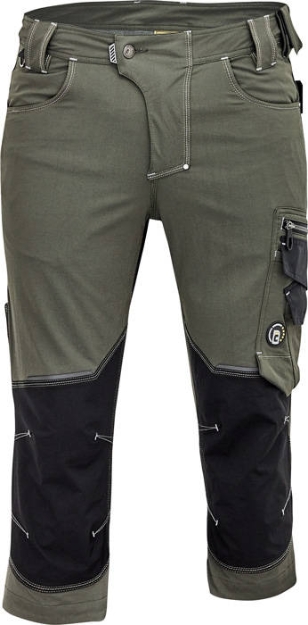 Obrázek z Cerva NEURUM PERFORMANCE Pracovní 3/4 kalhoty olivová 