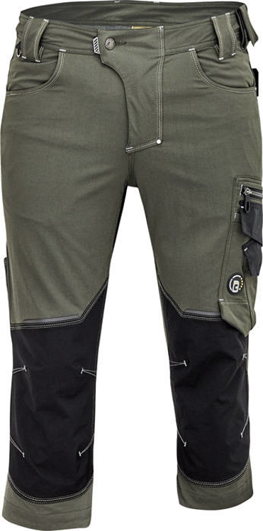 Obrázek z Cerva NEURUM PERFORMANCE Pracovní 3/4 kalhoty olivová 