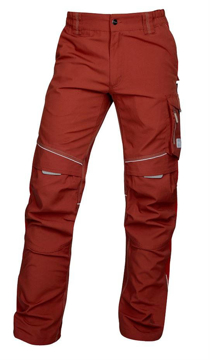 Obrázek ARDON URBAN Pracovní kalhoty do pasu červené prodloužené