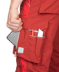 Obrázek z ARDON URBAN Pracovní kalhoty s laclem červené 