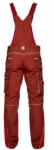 Obrázek z ARDON URBAN Pracovní kalhoty s laclem červené prodloužené 