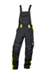 Obrázek z ARDON NEON Pracovní kalhoty s laclem černo-žluté prodloužené 