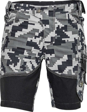Obrázek Cerva NEURUM CAMOUFLAGE Pracovní šortky antracit