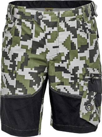 Obrázek Cerva NEURUM CAMOUFLAGE Pracovní šortky olivová