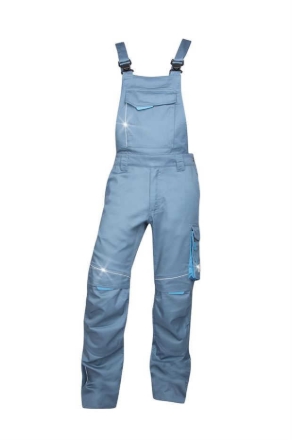Obrázek ARDON®SUMMER Pracovní kalhoty s laclem světle šedé zkrácené