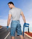 Obrázek z ARDON®SUMMER Pracovní šortky světle šedé 