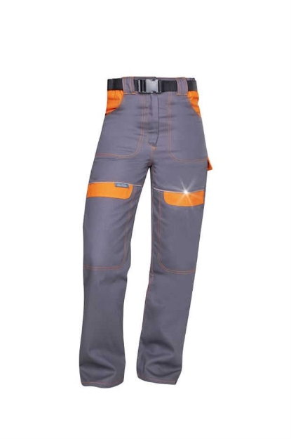 Obrázek z ARDON®COOL TREND Dámské pracovní kalhoty  šedo / oranžové 