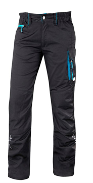 Obrázek ARDON FLORET Dámské pracovní kalhoty do pasu černo / modré