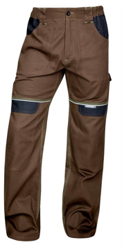 Obrázek COOL TREND Pracovní kalhoty do pasu hnědé