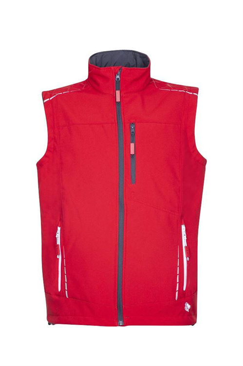 Obrázek z VISION Softshellová vesta červená 