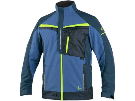 Obrázek CXS NAOS Montérková blůza modro-modrá,  HV žluté doplňky