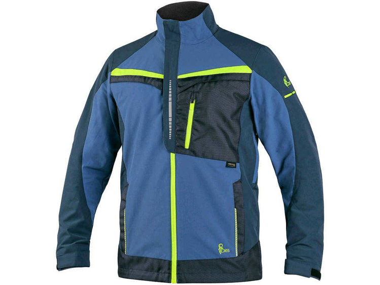 Obrázek z CXS NAOS Montérková blůza modro-modrá,  HV žluté doplňky 