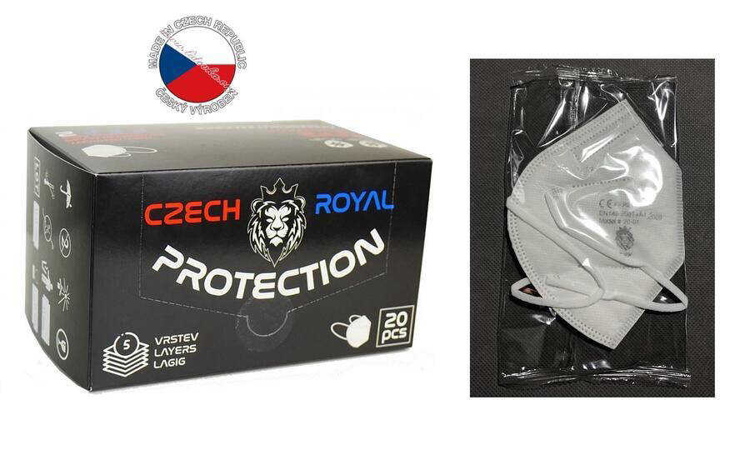 Obrázek z Czech Royal Protection / Respirátor FFP2, vyrobeno v ČR 