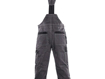 Obrázek z CXS ORION KRYŠTOF Pracovní kalhoty s laclem šedo / černé prodloužené 