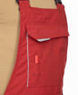 Obrázek z ARDON URBAN Pracovní kalhoty s laclem červené zkrácené 