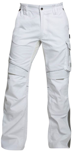 Obrázek z ARDON URBAN Pracovní kalhoty do pasu bílé prodloužené 