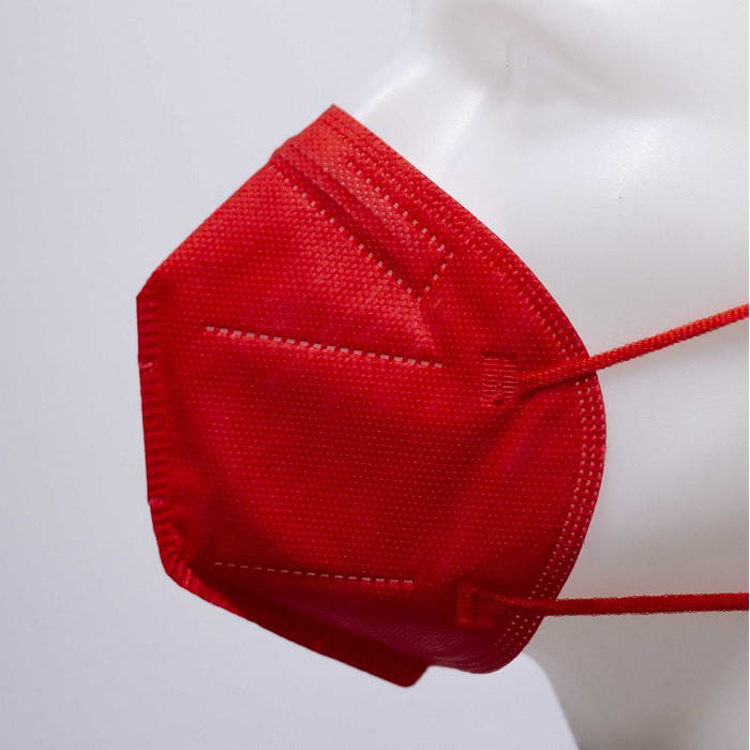 Obrázek z Promedor Respirátor FFP2 červený - vyrobeno v ČR 