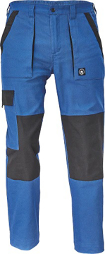 Obrázek Cerva MAX NEO Pracovní kalhoty do pasu modro / černé