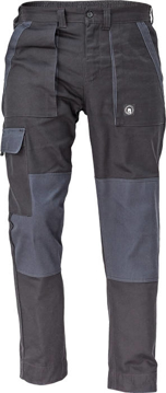 Obrázek Cerva MAX NEO Pracovní kalhoty do pasu černo / šedé