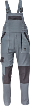 Obrázek Cerva MAX NEO Pracovní kalhoty s laclem antracit / černá