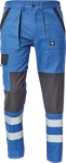 Obrázek z Cerva MAX NEO REFLEX Pracovní kalhoty do pasu modro / černé 