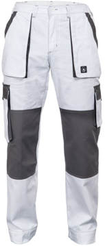 Obrázek Červa MAX SUMMER Pracovní kalhoty do pasu bílo / šedé
