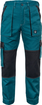 Obrázek Červa MAX SUMMER Pracovní kalhoty do pasu zeleno / černá