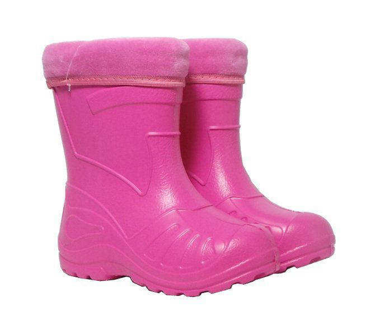 Obrázek z BIGHORN REX 1750 F Dětské zateplené holínky růžové 