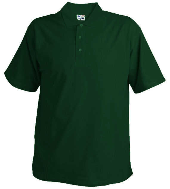 Obrázek z Pánská pique polokošile 220 tmavě zelená 