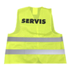 Obrázek z Reflexní vesta žlutá + LOGO: SERVIS 