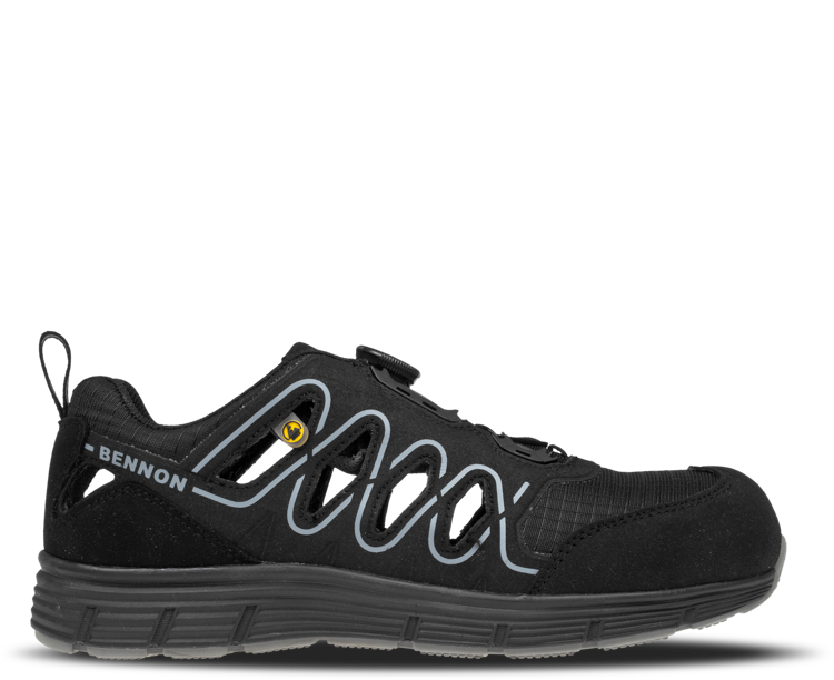 Obrázek z Bennon REBEL S1P ESD ATOP Grey Low Pracovní polobotka 